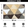 Luxe Home Super Soft Canada Triangle mat (40x60 cm) - Pack of 1