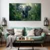 The Castle Decor Animal Wall Painting Wooden Framed 27x48 Inch (Style 1)