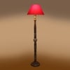 Devansh Wooden Floor Lamp