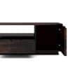 Zephyr Solid Wood Free Standing TV Unit in Mahogany Finish