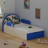 Sweet Slumber Toddler Bed in Blue