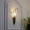 Deryn Brass and Glass Wall Light
