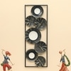 W-Thea Abstract metal Wall Decor in Multicolor Set of 1