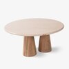 Hump Solid Wood Coffee Table in Brown Colour