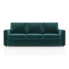 Apollo Sofa Set (Colour : Malibu, Cushion : Hard, Back Type : Regular, Seater : 3+1+1)