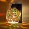 Devansh Solid Wood Electric Wall Light in Brown Colour with Multi Shade Count of 1 Light