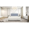 Virabhad Engineered Wood Queen Size Bed In White Finish