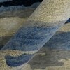 Lilith Navy Abstract Hand-Tufted Viscose 6X4 Feet Carpet