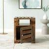 Harvey Side Table - Teak Finish