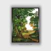Green Red King Queen Canvas Wall Prints Canvas Wall Prints Set of 1 Multicolor Matte