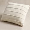 Cairo Natural Cotton Knitted Decorative Cushion Cover 16 x 16 Inches