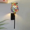 Devansh Metal Electric Wall Light in Black Colour with Multi Shade Count of 1 Light