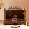 D'Dass Honeywood Sheesham and Mdf Wooden Temple For Pooja In Home and Office