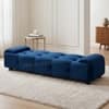 Melon Velvet 5 Feet Ottoman Bench in Navy Blue Color