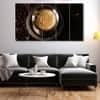 The Castle Decor Coffee Art Wall Painting Wooden Framed 27x48 Inch (Style 2)