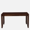 Bryce Solid Wood 6 Seater Dining Table in Provincial Teak Finish