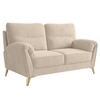 Osbert Velvet 2 Seater sofa in Beige color
