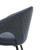 Kite Fabric Dining Chair in Blue Colour
