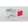Corner Office Engineered Wood Drawer Storage Bed in Silver Grey Colour