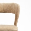 Opale Fabric Dining Chair in Light Brown Colour