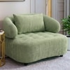 Henry Boucle 1 Seater Sofa in Pista Green  Color