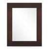 Venus Solid Wood Wall Mirror Frame in Mango Walnut Finish