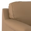 Farina 1 Seater Premium Italian Leather Sofa In Ecru