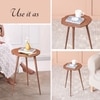 Cosmo Aluminium Side Table in Brown Colour