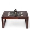 Hamstreet Sheesham Wood Coffee Table In Walnut Finish