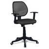 Jaazza Low Back Ergonomic Chair in Black Colour