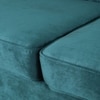 Elden Fabric Sofa (Teal Blue)