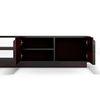 Zephyr Solid Wood TV Unit in Mahogany Finish