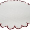 Jaipur Rugs Soft Floral Wool Dhurrie Rug White 6x8 ft