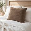 Cairo Toasted Coconut Cotton Knitted Decorative Cushion Cover 16 x 16 Inches