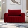Beliss  Pull Out Sofa cum Bed  in Maroon Colour
