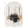 Islamic Mecca Medina Wall Art Painting Set of 2 Gold Frame 16 x 24 Inch