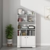 Felix Display Unit In Frosty White Color