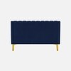 Fame  Velvet 2 Seater Sofa in Navy Blue Colour