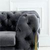 Norman Fabric Sofa - Grey