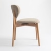Beechline Solid Wood Dining Chair in Flaxen Colour