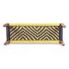 Hamilton Solid Wood Maachi Bench In Purple & Yellow Canning