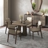 Aero Solid Wood 4 Seater Dining Table With Harper Dining Chair