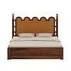 Heritage Sheesham Wood King Size Bed With Box Storage in Provincial Teak Finish