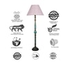 Devansh Wooden Floor Lamp