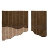 Abstract Handmade Natural Wool Wall Art Brown Beige 2 Panel Set 4 x 6 Feet