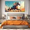 The Castle Decor Sports Art Wall Painting Wooden Framed Digital Painting 27x48 Inch (Style 7)