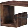Allen Sheesham Wood Minimalist Tv Entertainment Unit For Tv Upto 55 Inch In Provisional Teak Finish