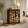 Rangrez Sheesham Wood Bar Cabinet in Provincial Teak Finish