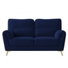 Osbert Velvet 2 Seater Sofa in Navy blue Color