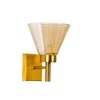 Sagara Single Arm Wall Light in Brass Finish